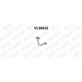 Tuyau d'échappement VENEPORTE VL90032