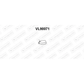 Tuyau d'échappement VENEPORTE VL90071