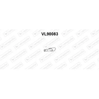Tuyau d'échappement VENEPORTE VL90083
