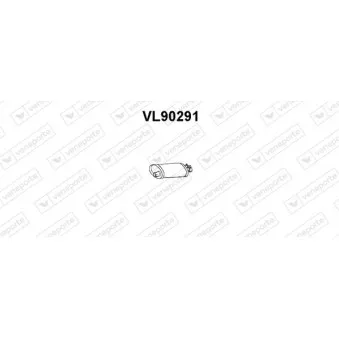 VENEPORTE VL90291 - Silencieux arrière