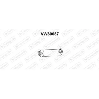 Silencieux avant VENEPORTE OEM 073253411A