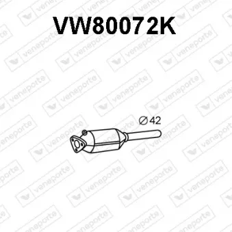 VENEPORTE VW80072K - Catalyseur