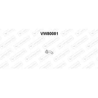 VENEPORTE VW80081 - Tuyau d'échappement