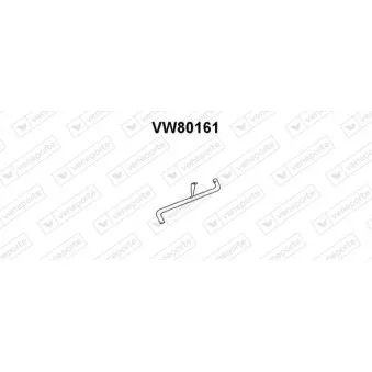 VENEPORTE VW80161 - Tuyau d'échappement
