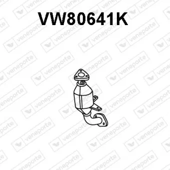 Catalyseur VENEPORTE VW80641K pour VOLKSWAGEN GOLF 1.6 FSI - 110cv