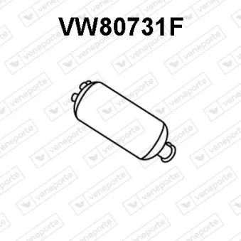 VENEPORTE VW80731F - Filtre à particules / à suie, échappement