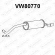 VENEPORTE VW80770 - Silencieux arrière
