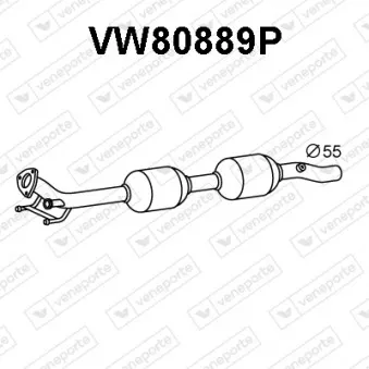 VENEPORTE VW80889P - Catalyseur SCR