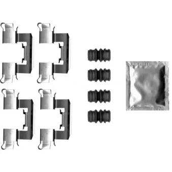 MINTEX MBA0062 - Kit d'accessoires, plaquette de frein à disque
