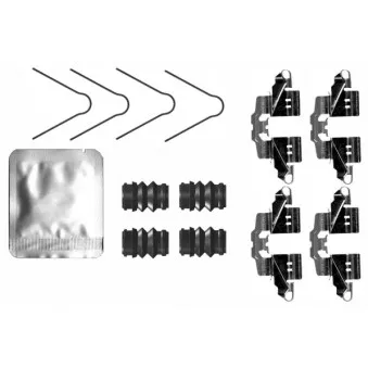 Kit d'accessoires, plaquette de frein à disque MINTEX [MBA0098]