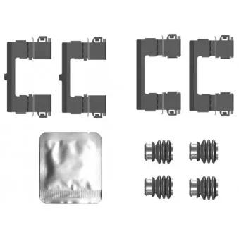 MINTEX MBA0112 - Kit d'accessoires, plaquette de frein à disque