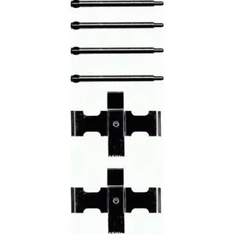 MINTEX MBA1003 - Kit d'accessoires, plaquette de frein à disque