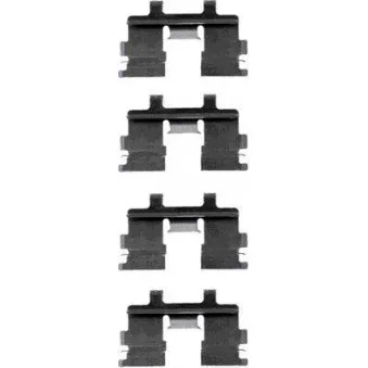 Kit d'accessoires, plaquette de frein à disque HERTH+BUSS JAKOPARTS J3661001