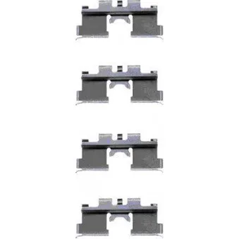 MINTEX MBA1068 - Kit d'accessoires, plaquette de frein à disque