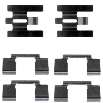 MINTEX MBA1160 - Kit d'accessoires, plaquette de frein à disque