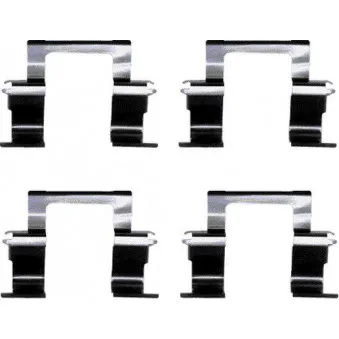 Kit d'accessoires, plaquette de frein à disque MINTEX MBA1274