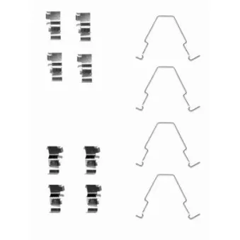 MINTEX MBA1652 - Kit d'accessoires, plaquette de frein à disque