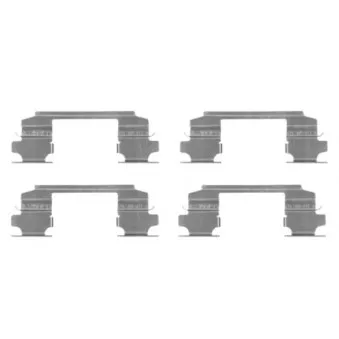 Kit d'accessoires, plaquette de frein à disque MINTEX MBA1686