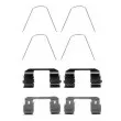 MINTEX MBA1743 - Kit d'accessoires, plaquette de frein à disque