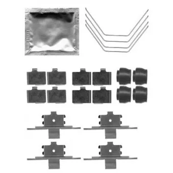 Kit d'accessoires, plaquette de frein à disque MINTEX OEM GSYD3329ZB
