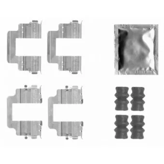 MINTEX MBA1822 - Kit d'accessoires, plaquette de frein à disque