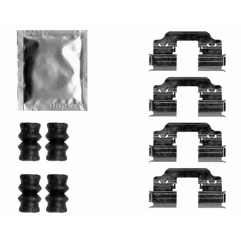 MINTEX MBA1858 - Kit d'accessoires, plaquette de frein à disque
