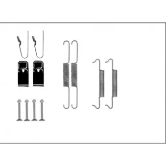 MINTEX MBA27 - Kit d'accessoires, mâchoires de frein de stationnement