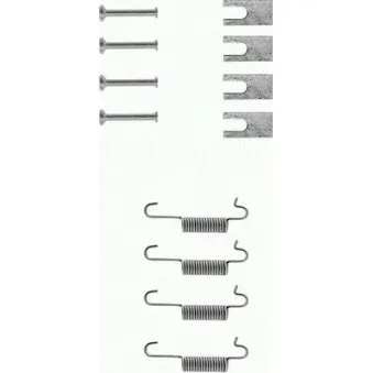 MINTEX MBA527 - Kit d'accessoires, mâchoire de frein