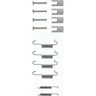 MINTEX MBA528 - Kit d'accessoires, mâchoire de frein