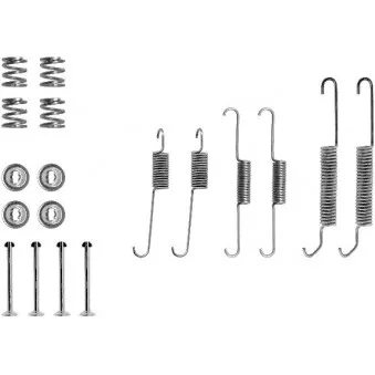 MINTEX MBA590 - Kit d'accessoires, mâchoire de frein
