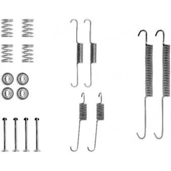 MINTEX MBA613 - Kit d'accessoires, mâchoire de frein