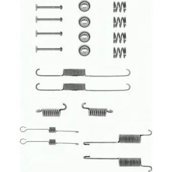 Kit d'accessoires, mâchoire de frein METZGER 105-0615