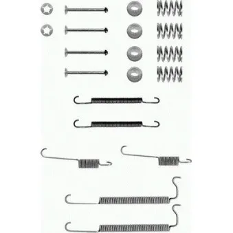 Kit d'accessoires, mâchoire de frein METZGER 105-0629