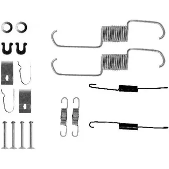 MINTEX MBA743 - Kit d'accessoires, mâchoire de frein