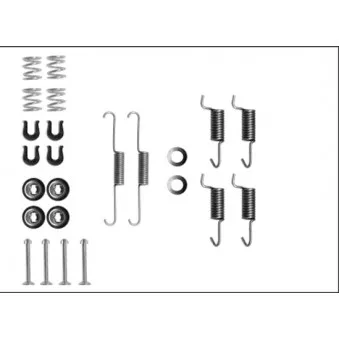 Kit d'accessoires, mâchoires de frein de stationnement QUICK BRAKE 105-0788