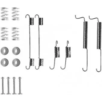 Kit d'accessoires, mâchoire de frein METZGER 105-0795