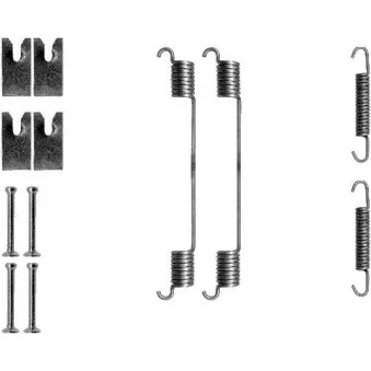 Kit d'accessoires, mâchoire de frein METZGER 105-0814