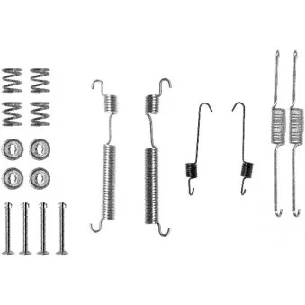 Kit d'accessoires, mâchoire de frein METZGER 105-0035