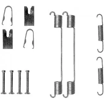 Kit d'accessoires, mâchoire de frein METZGER 105-0883