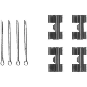 MINTEX MBA969 - Kit d'accessoires, plaquette de frein à disque