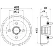 MINTEX MBD016 - Tambour de frein