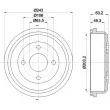MINTEX MBD022 - Tambour de frein