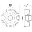 MINTEX MBD024 - Tambour de frein