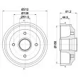 MINTEX MBD025 - Tambour de frein