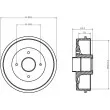 MINTEX MBD053 - Tambour de frein