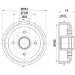 MINTEX MBD227 - Tambour de frein