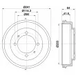 MINTEX MBD273 - Tambour de frein