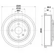 MINTEX MBD286 - Tambour de frein