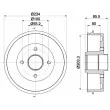 MINTEX MBD309 - Tambour de frein