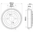 MINTEX MBD339 - Tambour de frein